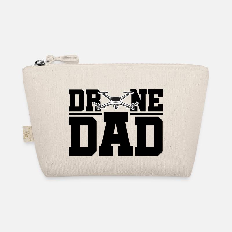 Drone Dad Graphic Drone Flying Quadcopter Pilot RC Organic Pouch