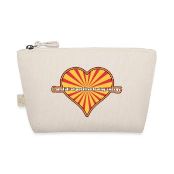 Affirmation Positive loving - Organic Pouch - nature - Front