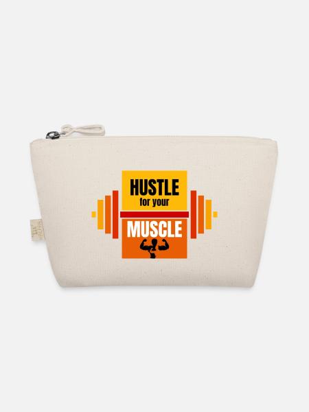 Hustle for your Muscle - Bio-Täschchen - Natur