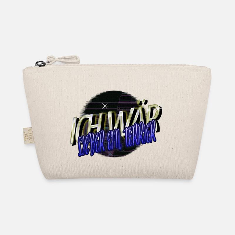 pudel geek statement geburtstagsgeschenkidee cool Bio-Täschchen