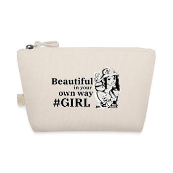 Beautiful in your own way Girl - Mother Day - Bio-Täschchen - Natur - Vorne