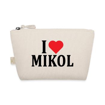 nom du t-shirt J’adore Mikol idée cadeau t-shirt - Trousse biologique - nature - Devant