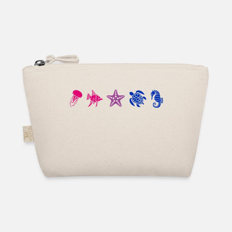 Subtle Pride Sea Creatures Beach Summer Organic Pouch