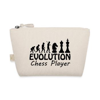 boardgame chess backgammon game night - Bio-Täschchen - Natur - Vorne
