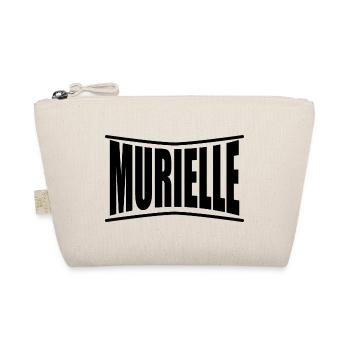 nom du t-shirt Murielle idée cadeau t-shirt - Trousse biologique - nature - Devant