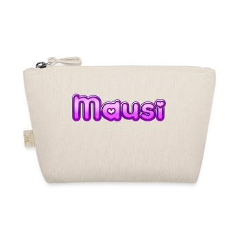 Text Mausi - Bio-Täschchen - Natur - Vorne