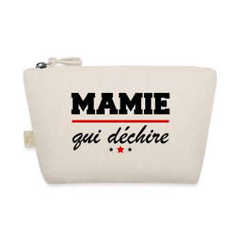 Mamie qui déchire, cadeau fête des grands-mères - Trousse biologique - nature - Devant