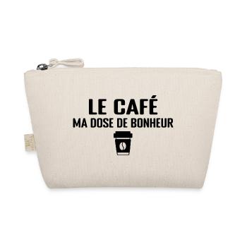 Le Café, Ma Dose De Bonheur - Trousse biologique - nature - Devant