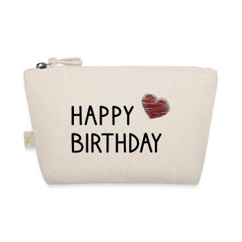 ALLES GUTE ZUM GEBURTSTAG. ALLES GUTE ZUM GEBURTSTAG. JAHRESTAG. - Bio-Täschchen - Natur - Vorne