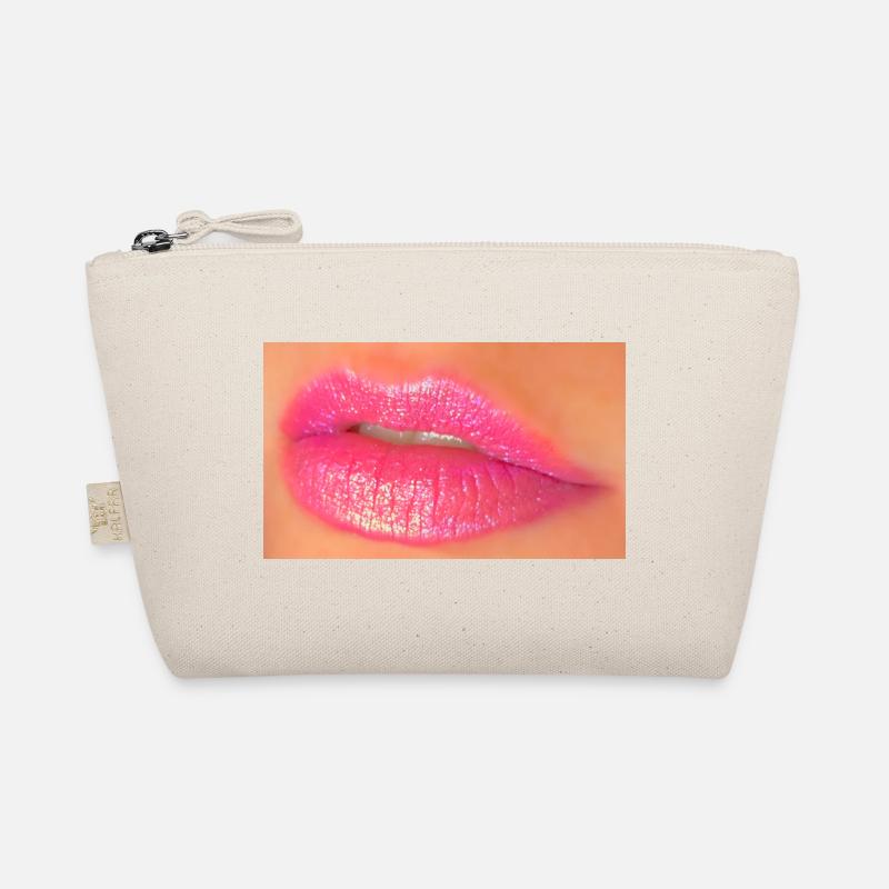 Pink lips Bio-Täschchen