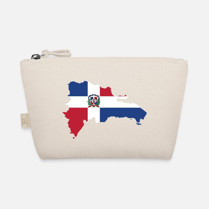 Dominican replica map flag Organic Pouch