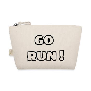 GO RUN! - Organic Pouch - nature - Front