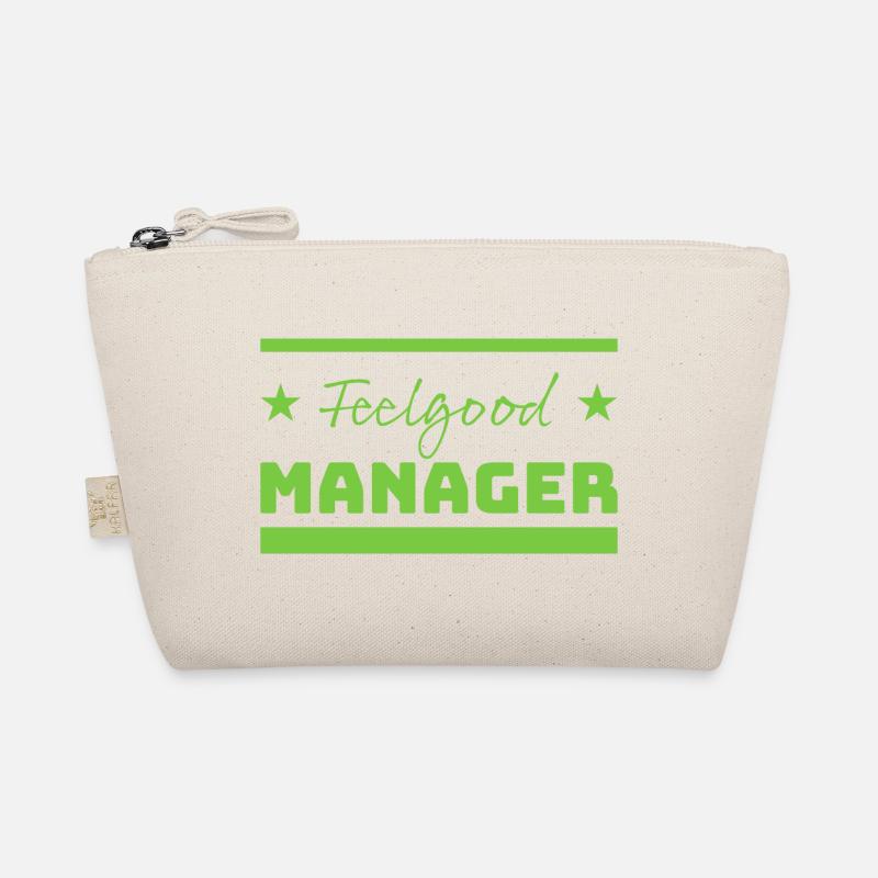 Tshirt Feelgood Manager Stars green - Bio-Täschchen - Natur