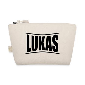 Lukas t-shirt t-shirt gift idea - Organic Pouch - nature - Front