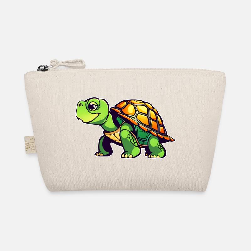 Niedliche Schildkröte Bio-Täschchen