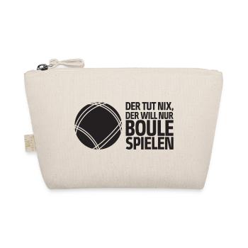 Der tut nix der will nur Boule spielen Petanque - Bio-Täschchen - Natur - Vorne