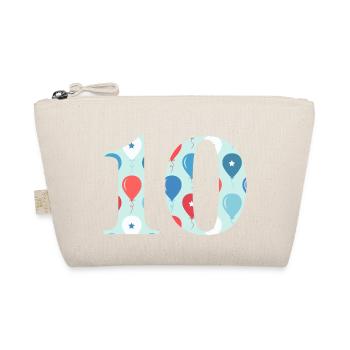 10e anniversaire ballon - Trousse biologique - nature - Devant