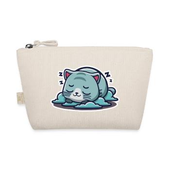 A cute kawaii kitten in a nap - Organic Pouch - nature - Front