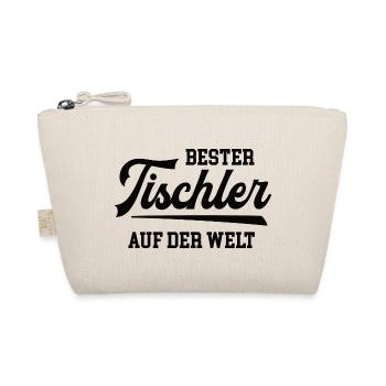 Bester Tischler der Welt weltbester Schreiner Chef - Bio-Täschchen - Natur - Vorne