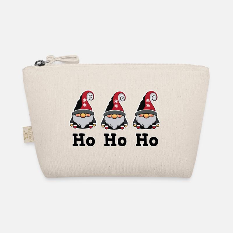 Wichtel_HoHoHo - Bio-Täschchen - Natur