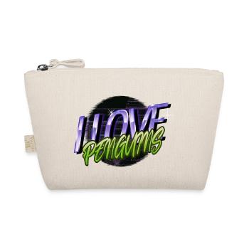 sayings clumpsy dabbing gift king penguin - Bio-Täschchen - Natur - Vorne