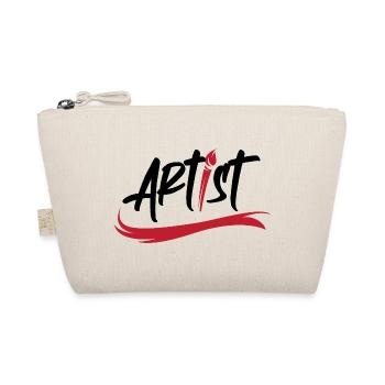 artist brush logo art icon brush stroke icon - Organic Pouch - nature - Front