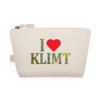 t-shirt J’aime Klimt t-shirt idée cadeau - Trousse biologique - nature - Devant