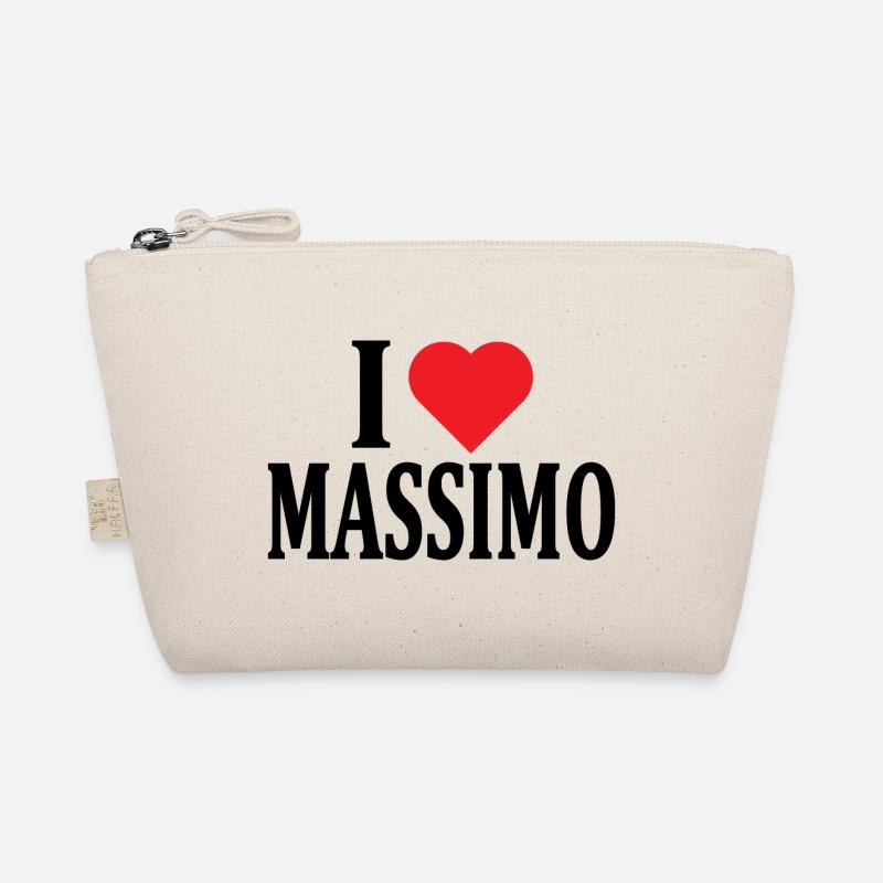 Tee shirt I love Massimo idée cadeau t-shirt Trousse biologique