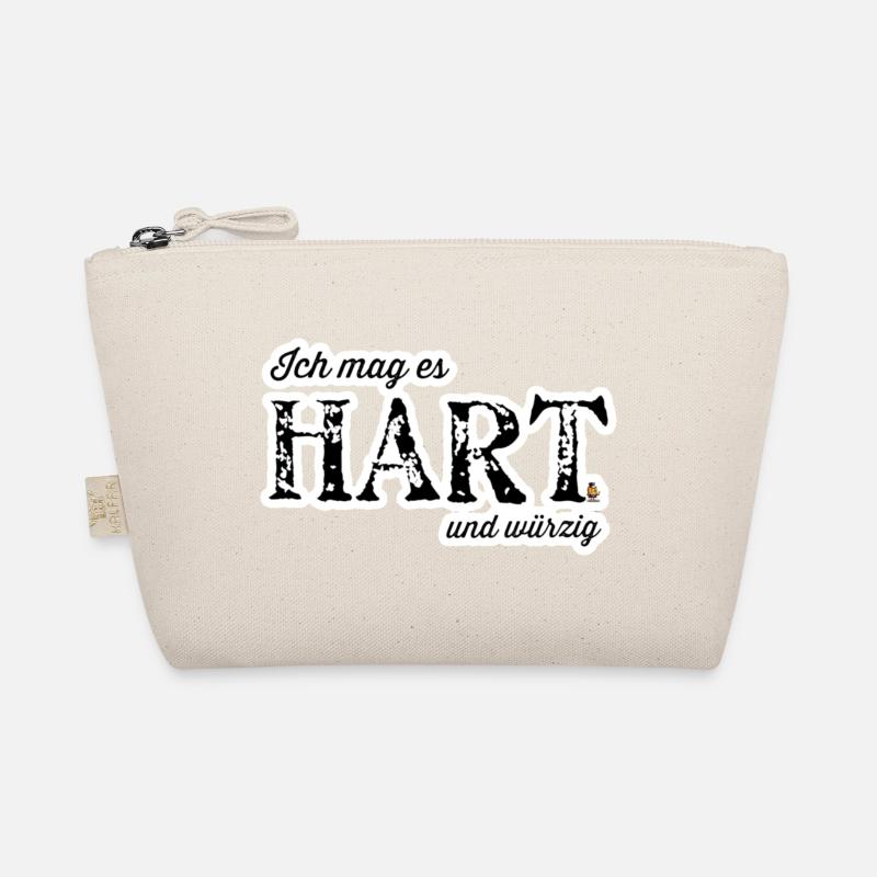 Hart und Würzig Textdesign - Bio-Täschchen - Natur