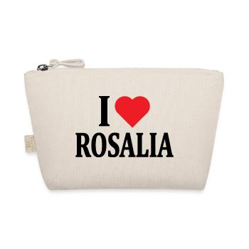 T-Shirt Ich liebe Rosalia T-Shirt Geschenkidee - Bio-Täschchen - Natur - Vorne