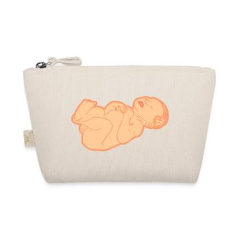 Newborn baby, fair skin tone - Organic Pouch - nature - Front
