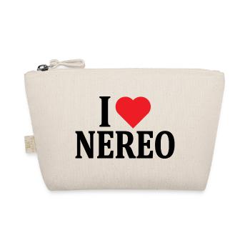 t-shirt I love Nereo t-shirt idée cadeau - Trousse biologique - nature - Devant