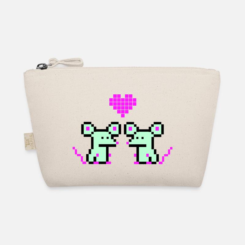 pixel mäuse Bio-Täschchen