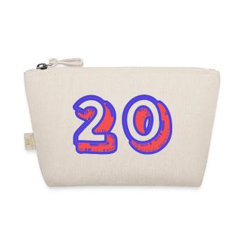 20. 20 ANS. 20e ANNIVERSAIRE. ANNIVERSAIRE 20 ANS. - Trousse biologique - nature - Devant