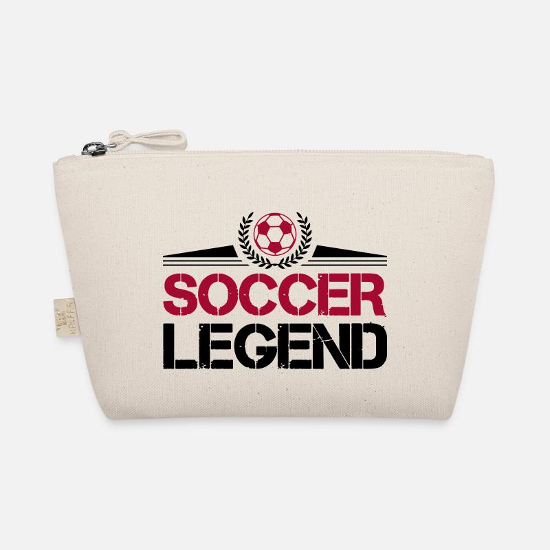 fussball soccer legend - Bio-Täschchen - Natur