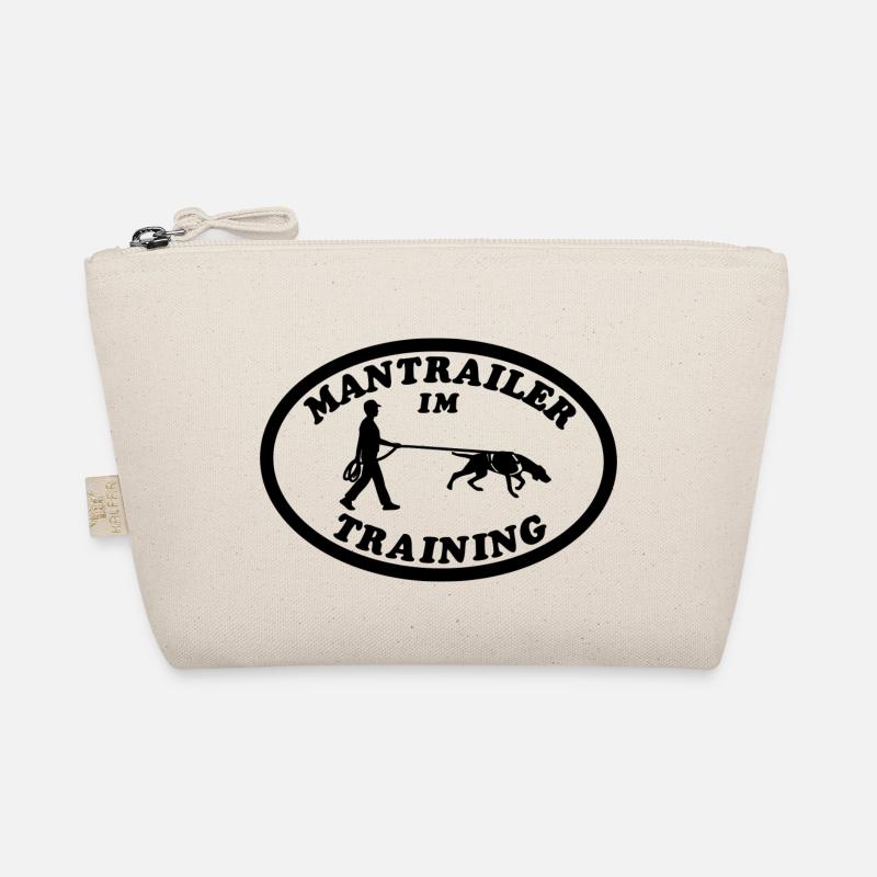 Mantrailer im Training | Mann (m. MT-Geschirr) Bio-Täschchen