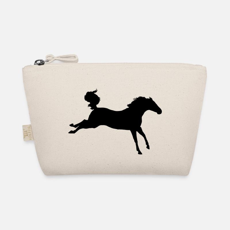 Pferd Buckelt und Tritt Bio-Täschchen