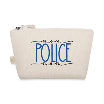 Policière fière maman mignon cadeau - Trousse biologique - nature - Devant