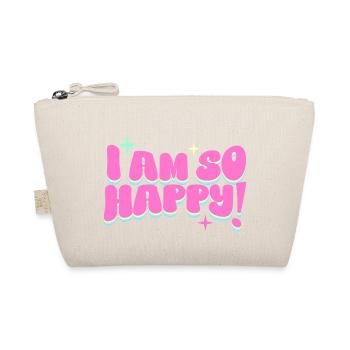 I am so happy! - Bio-Täschchen - Natur - Vorne