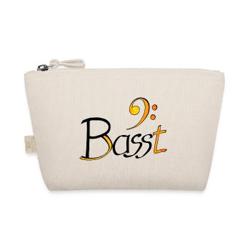 Basst - für Bässe - Bio-Täschchen - Natur - Vorne