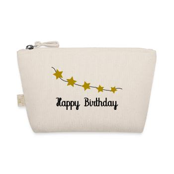 ALLES GUTE ZUM GEBURTSTAG. ALLES GUTE ZUM GEBURTSTAG. JAHRESTAG. - Bio-Täschchen - Natur - Vorne