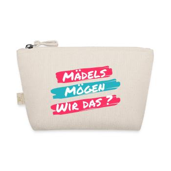 Girls, do we like that? Funny saying of a click - Organic Pouch - nature - Front