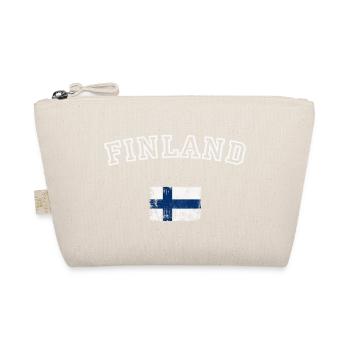 Finnish Flag Arch Tee - Organic Pouch - nature - Front