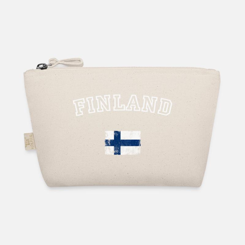Finnish Flag Arch Tee Organic Pouch