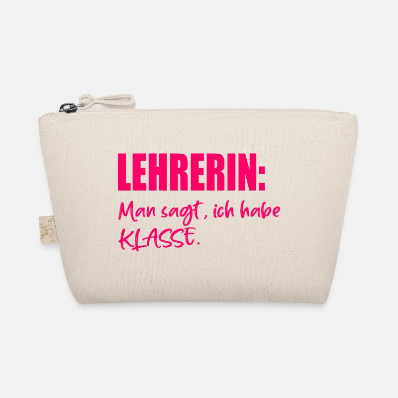 Lehrerin Sprüche KOMPLIMENTE Bio-Täschchen
