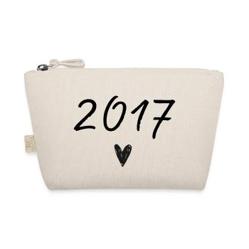 2017 coeur anniversaire - Trousse biologique - nature - Devant
