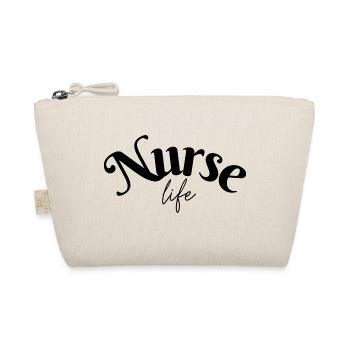 Nurse Life Geschenkidee - Bio-Täschchen - Natur - Vorne