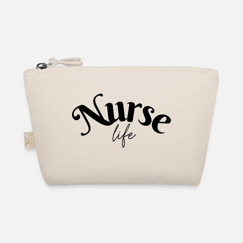 Nurse Life Geschenkidee - Bio-Täschchen - Natur
