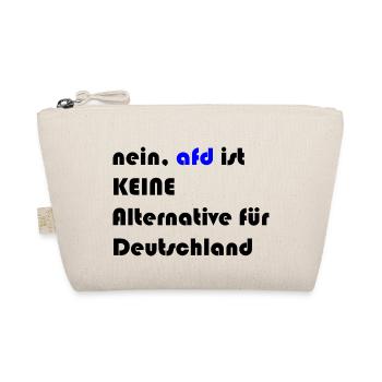 nein, afd ist keine alternative für deutschland - Bio-Täschchen - Natur - Vorne