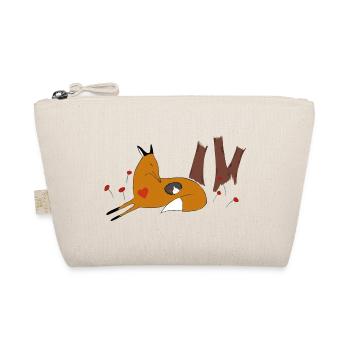Fox and hedgehog - Organic Pouch - nature - Front